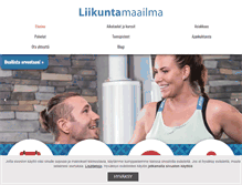 Tablet Screenshot of liikuntamaailma.fi